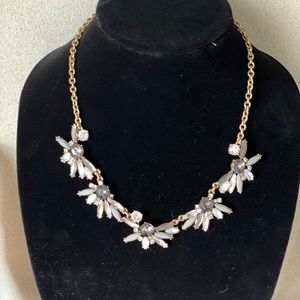J Crew Statement Gem Cluster Necklace